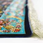 Qaleen Carpets A close-up of a vibrant, intricately designed Qaleen Carpet, showcasing its rich colors and patterns