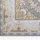 Carpets A beautiful, intricately designed carpet with a mix of floral and geometric patterns, featuring a rich, vibrant