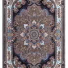 A beautiful, intricately designed carpet with a rich, vibrant pattern, perfect for adding a touch of elegance to any room,