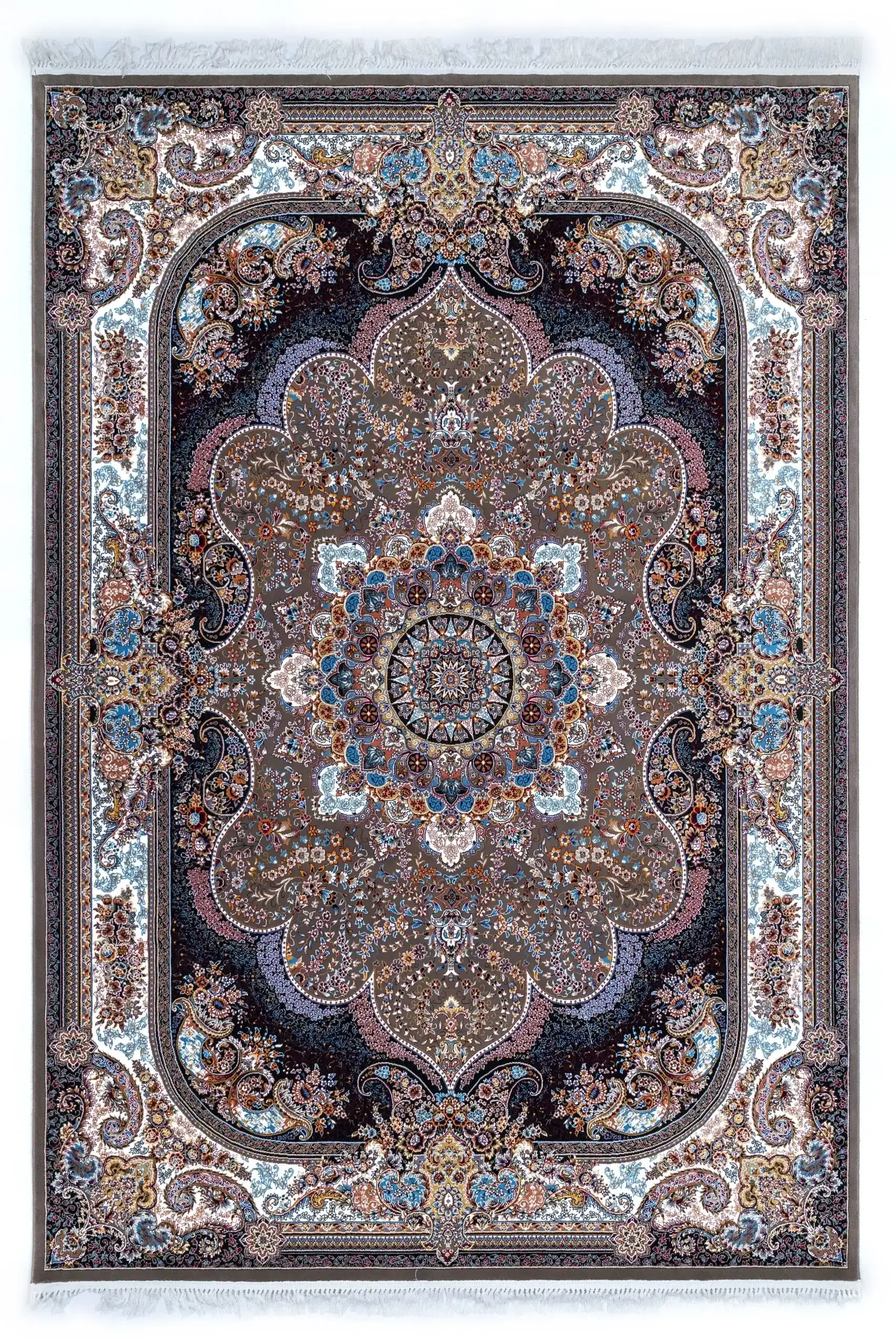 Carpets Elegant Carpet Design A beautiful, intricately designed carpet with a rich, vibrant pattern, perfect for adding a touch of elegance to any room,
