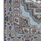 Carpets A beautiful, intricately designed carpet with a mix of patterns and colors, showcasing the art of carpeting