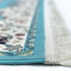 Carpets A close-up of a rug's edge, with a focus on the intricate patterns and colors