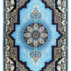 Qaleen Carpets' Persian-style rug with intricate patterns and colors