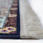 Carpets A close-up of a carpet's edge, with a focus on the intricate patterns and colors