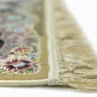 Carpets A close-up of a carpet's edge, with a focus on the intricate patterns and colors