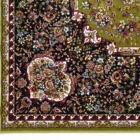 Carpets A beautiful, intricately designed carpet with a mix of floral and geometric patterns, showcasing the art of