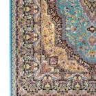 Carpets A vibrant, intricately designed carpet with a mix of colors and patterns, showcasing the art of carpeting