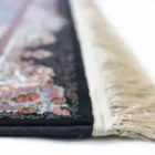 Carpets A close-up of a carpet's edge, with a focus on the intricate patterns and colors
