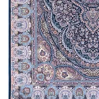 Carpets A beautiful, intricately designed carpet with a mix of blue, pink, and gold colors