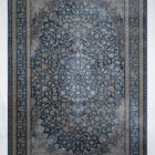 Carpets A beautiful, intricately designed carpet with a mix of blue and gold hues