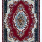 Carpets A stunning, intricately designed carpet with a rich, red background and intricate patterns, perfect for adding a
