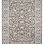 Carpets A rug with a floral pattern and a border