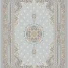 Carpets A beautiful, intricately designed carpet with a central pattern and intricate borders, showcasing the art of