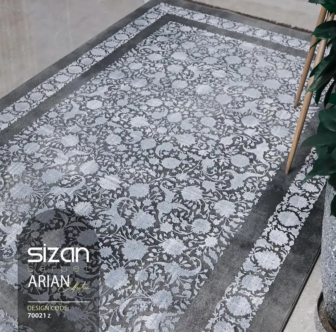 Carpets A beautiful, intricately designed carpet with a floral pattern