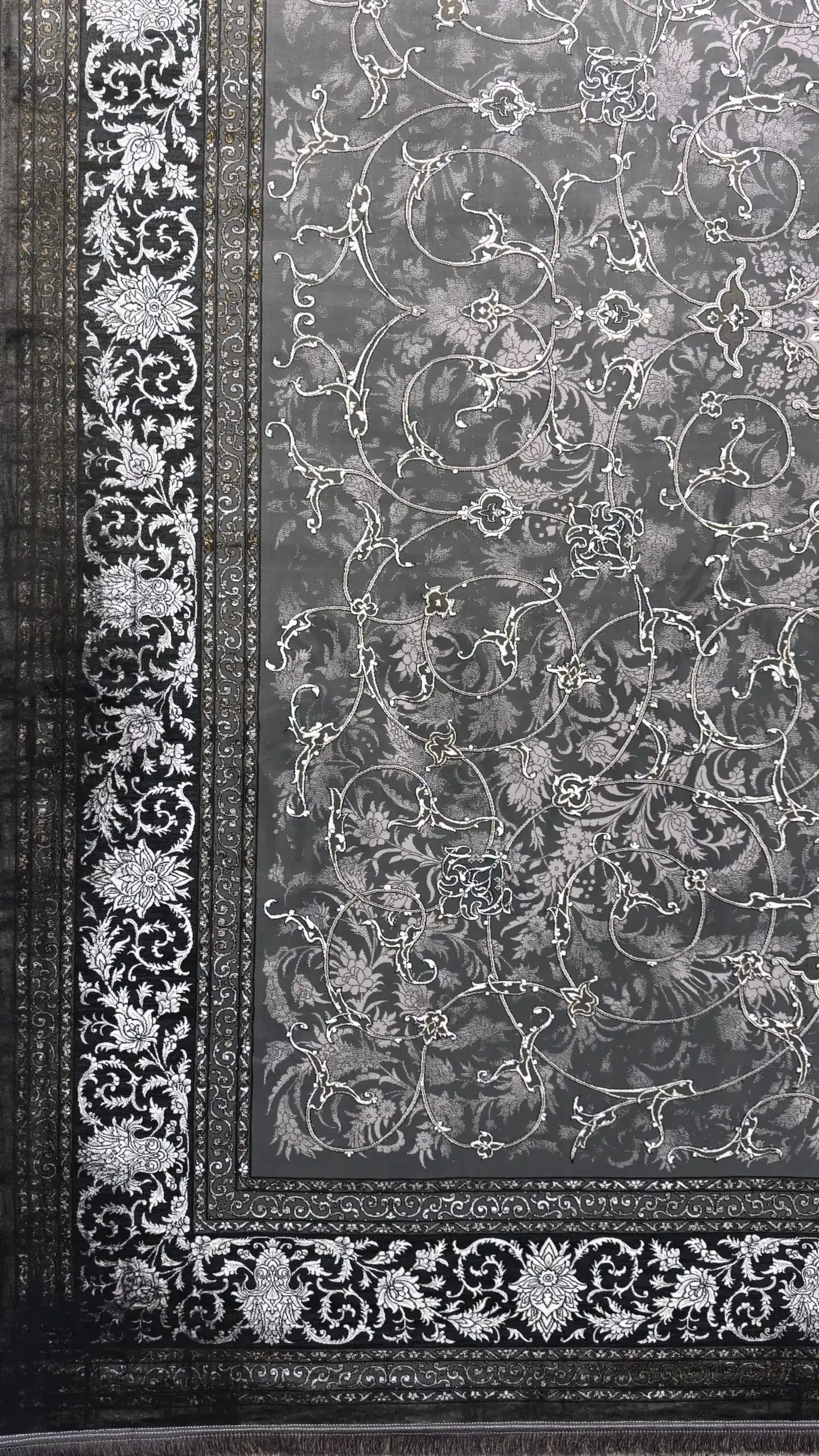 Carpets A dark, ornate, and intricate carpet with a rich, deep, and complex design
