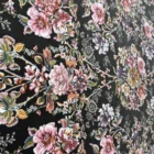 Carpets A close-up of a carpet with a floral pattern