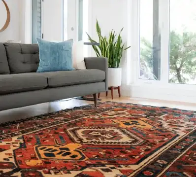 Handmade home accent rug